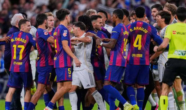 关于西班牙险胜里昂，楚阿梅尼统治全场的信息